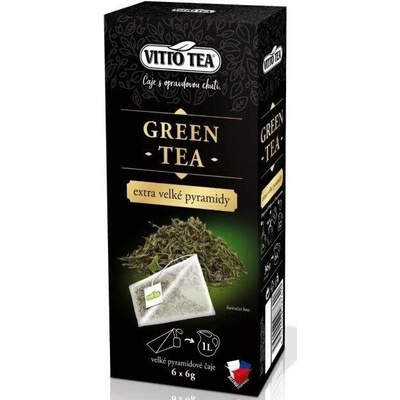 Vitto tea Extra velké pyramidy green tea 6 x 6 g