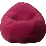 PUFRELAX Пуф, круша, 520л. , Nirvana Gigant - Raspberry, Перящ се калъф, Пълнеж от полистиролни перли, Гама Plush Honey (PUF-G-NGG-PH-RA) - topmarket