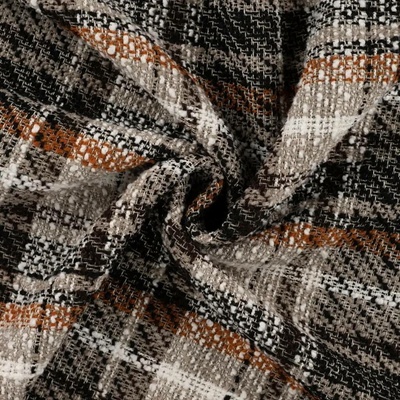 Kabátovina Boucle CHANEL – Hnědo-béžová