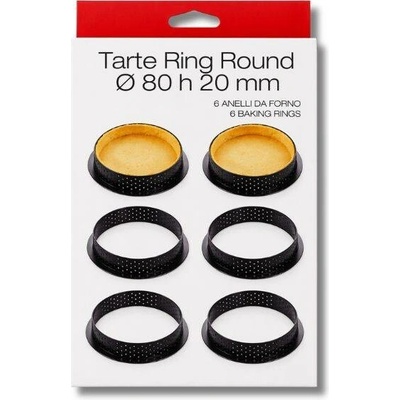 Dortisimo ráfky perforované na tartaletky 8 cm 6 ks