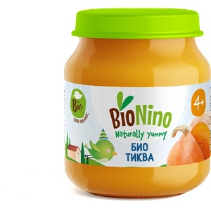 BioNino БИО пюре тиква 125 г