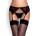 Obsessive Charms Garter Belt Black S/M