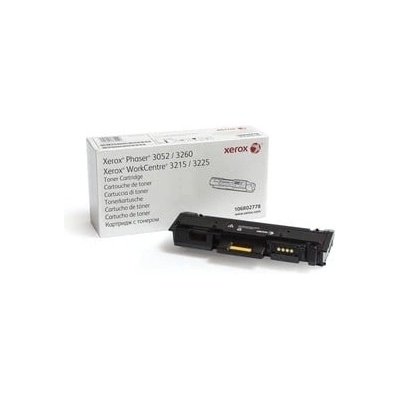 Xerox черен тонер 3, 000 страници A4 за Phaser 3052/3260 WorkCentre 3215/3225 [106R02778] (106R02778)