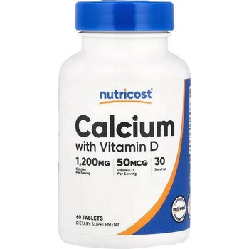 Nutricost Calcium with Vitamin D3, 60 Tablets