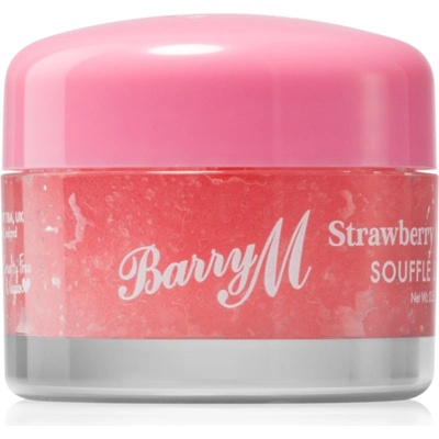 Barry M Soufflé Lip Scrub пилинг за устни цвят Strawberry Cheesecake 15 гр