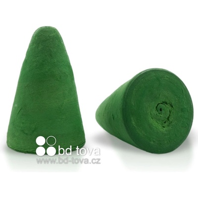 BD-TOVA Vatová homole zelená 68 x 100 mm 2 ks