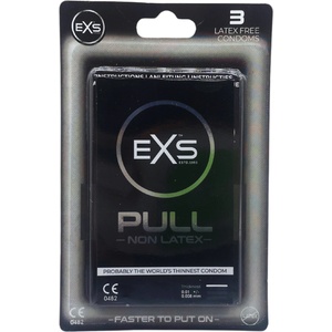 EXS Condoms Uniq Pull Non Latex 3 pack