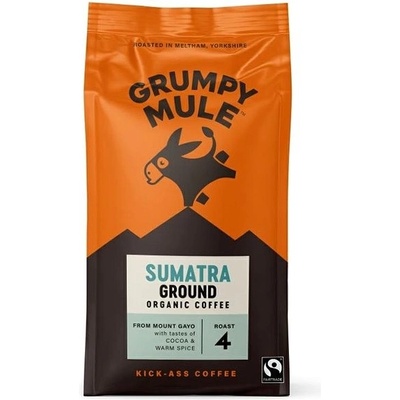 Grumpy Mule BIO Sumatra SCA 84 mletá Arabica 200 g