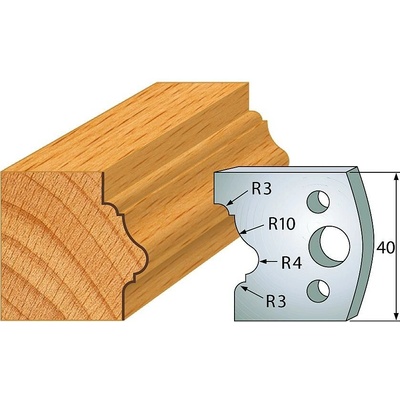 IGM Professional IGM Profil 102 - pár nožov 40x4mm SP F026-102