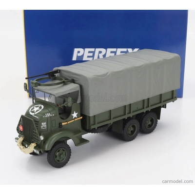 Perfex GMC 353 Afkwx Truck Bache Military Telonato 3-assi the Red Bull 1944 Vojenská Zelená 1:43