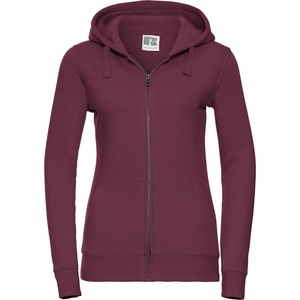 Russell Athletic 266f / Дамски суичър с цип - бордо xl (10266f37004)