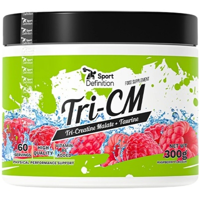SportDefinition TRI-CM | Tri-Creatine Malate [300 грама] Малина