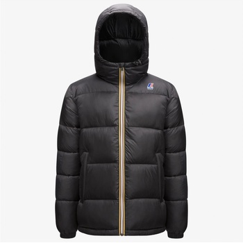 Image 1 of K Way Яке K Way Men's Claude Heavy Packable Windproof Short Puffer Jacket - Black Pure USY