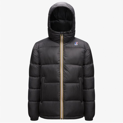 K Way Яке K Way Men's Claude Heavy Packable Windproof Short Puffer Jacket - Black Pure USY