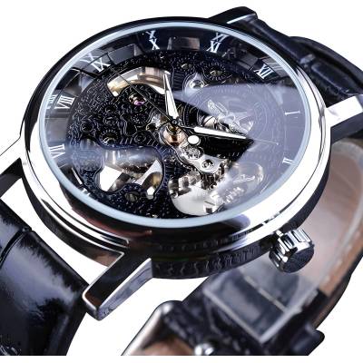 Winner Мъжки часовник ja-14429 - Черен / Сребърен kp14429 (ja-14429)