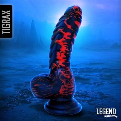 LEGEND Tigrax Beast Silikónové Dildo 17,5 cm