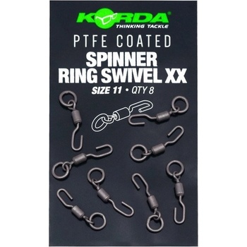 Korda Obratlík PTFE Spinner Ring Swivel XX veľ.11 8 ks