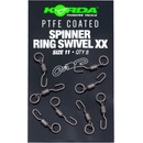 Korda Obratlík PTFE Spinner Ring Swivel XX veľ.11 8 ks