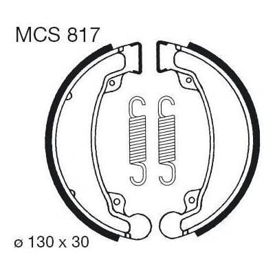 Brzdové čelisti LUCAS MCS 817