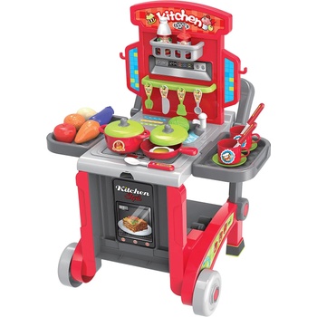 Image 1 of Buba Детска кухня Buba Kitchen little Chef - Червена, 3 в 1 (NEW022686)