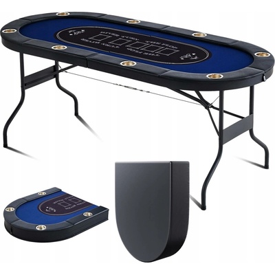 SucceBuy Skládací Pokerový Stůl s Nohama 1830x820x720MM, 25,55KG – Zboží Dáma