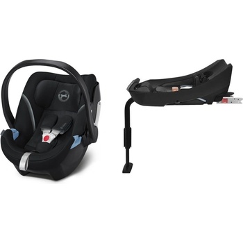 Cybex ATON 5 + základna do auta BASE 2-FIX 2021 Deep Black