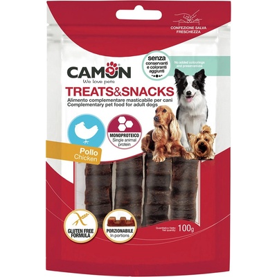 Camon Porciovateľná Tyčinka Kurča 4 x 12 cm 100 g