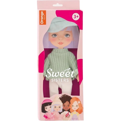 Orange Toys Комплект дрехи за кукла Orange Toys Sweet Sisters - Зелен пуловер (S16)