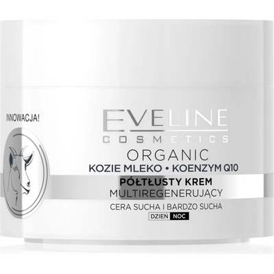 Eveline Cosmetics COENZYME Q10 Goat's Milk Intensely Regenerating Day&Night Cream 50 ml