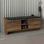 TopMebel Шкаф за обувки Verly TopMebel от меламин в орех 110x33.2x43cm