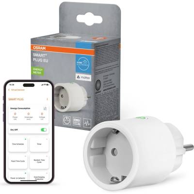 OSRAM - Умен контакт SMART+ MATTER SCHUKO 2300W/230V/10A Wi-Fi бял (P228168)