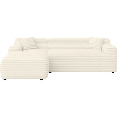 ROPEZ Кремав ъглов диван от рипсено кадифе (ляв ъгъл) Martin - Ropez (Martin Narożnik L - Lewa OT tk. Vito 23 Standard)