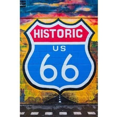 Ceduľa Historic Us 66