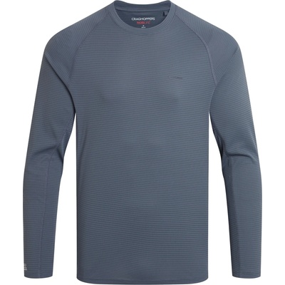 Craghoppers Мъжка блуза с дълъг ръкав Craghoppers Nosilife Solarshield+ L/S T-Shirt Longsleeve - Dark Pewter - размер XXL (216-8569-0215)
