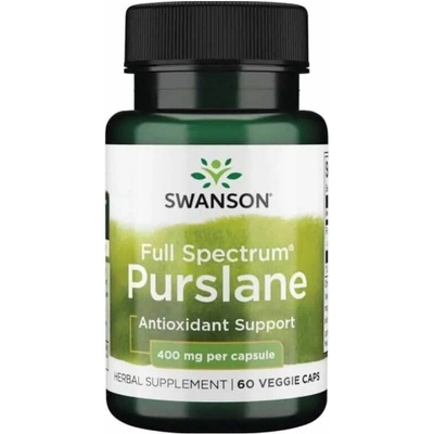 Swanson Šrucha Purslane 400 mg 60 kapslí