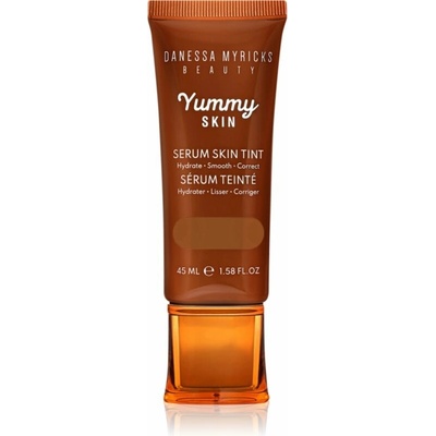 Danessa Myricks Beauty Yummy Skin Serum Skin Tint hydratačný make-up s vyhladzujúcim účinkom 13 Dark Skin with Warm Golden Undertones 100 ml