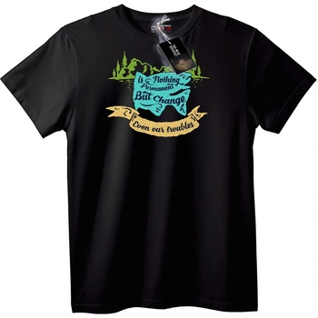NOONEBRAND Тениска Промяната е Константа - 2XL, Black