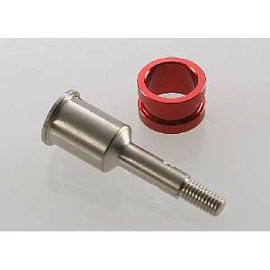 Traxxas Stub axle, (1)/ axle sleeve (1) Revo/Maxx (steel constant-ve, TRX5166 (TRX5166)