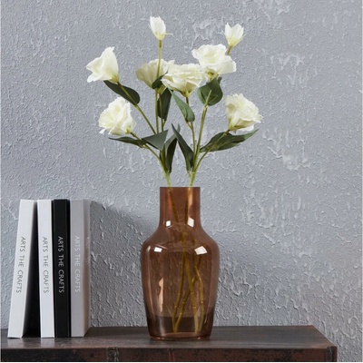 | Eglo 421224 - Sklenená váza SIRANANA 25x13,3 cm hnedá/dymová | 421224