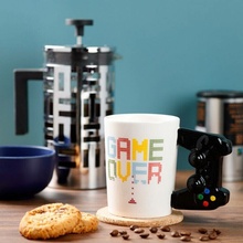 Puckator Hrnek Joystick Game Over bílá 400 ml