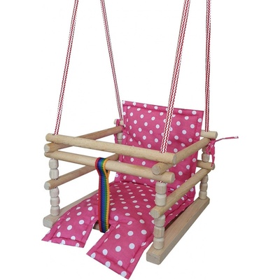 iMex Toys dětská houpačka interiérová 3v1 růžová