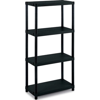 Terry Plastový regál TERRY 3060/4 černá