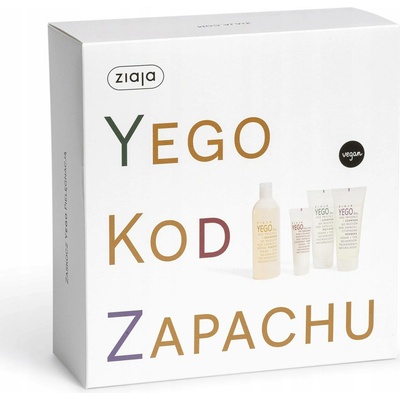 Ziaja Men sprchový gel Yego Mountain Pepper 400 ml + sprchový gel Yego Vetiver 200 ml + sprchový gel Yego Lemon Verbena 200 ml + balzám po holení Yego Red Cedar 80 ml dárková sada
