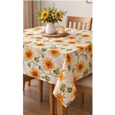 IMPOL TRADE Ubrus PVC Z-D 19 návin 20 mx140 cm slunečnice s lístky