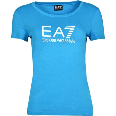 EA7 Woman Jersey T Shirt diva blue