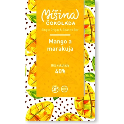 Míšina 40% bílá MANGO A MARAKUJA 50 g