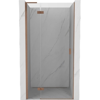 Mexen Mist-H L лява душ врата, прозрачна, с четка мед, 120 см - 8A5L-120-000-65-00-L (8A5L-120-000-65-00-L)