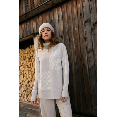 Moodo Пуловер с поло яка в бежово Moodo Moodo | Bezhov | ЖЕНИ | XS