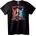 NOONEBRAND Тениска Рок Дядо Коледа Весела Коледа - 2XL, Black