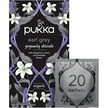 PUKKA Herbs Bio čaj GORGEOUS EARL GREY 20 ks